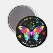 Autism Butterfly Magneet (Voorkant / Achterkant)