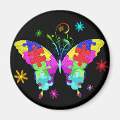 Autism Butterfly Magneet (Voorkant)