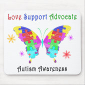 Autism Butterfly Muismat (Voorkant)