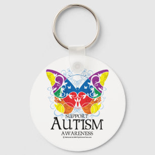Autism Butterfly Sleutelhanger