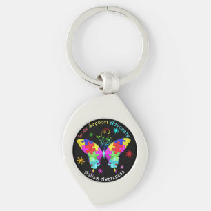 Autism Butterfly Sleutelhanger