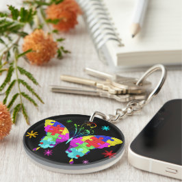 Autism Butterfly Sleutelhanger