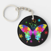 Autism Butterfly Sleutelhanger (Voorkant)