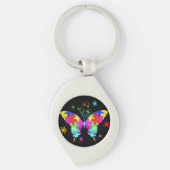 Autism Butterfly Sleutelhanger (Voorkant)
