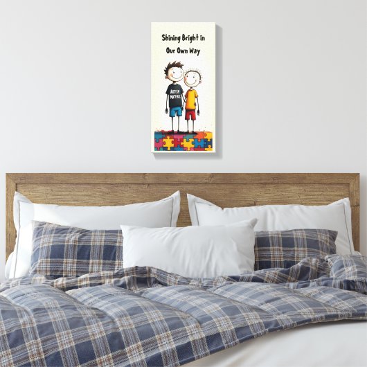 Autism Canvas Afdruk (Insitu (Slaapkamer))