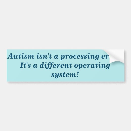 Autism Car Sticker (Voorkant)
