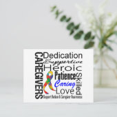 Autism Caregivers Collage Briefkaart (Staand voorkant)