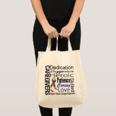 Autism Caregivers Collage Tote Bag (Voorkant (product))