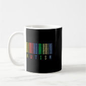 Autism Colorful Barcode Support Autistic Kinder Aw Koffiemok (Links)