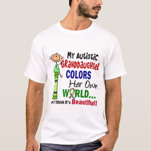 Autism COLORS HAAR EIGEN kleindochter T-shirt