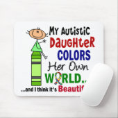 Autism COLORS HAAR EIGEN WERELDauchter Muismat (Met muis)