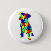Autism Companion Dog Button (Voorkant)