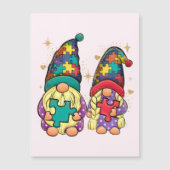 Autism Couple Gnome (Voorkant)