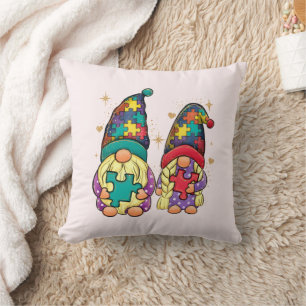 Autism Couple Gnome Kussen