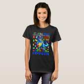 Autism Cousin Journey Quote Autism Awareness Dinos T-shirt (Voorkant volledig)
