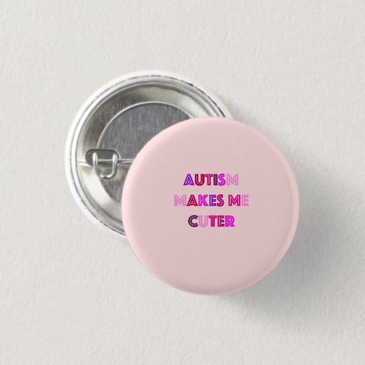 Autism Cute Button (Voorkant /achterkant)