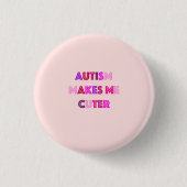 Autism Cute Button (Voorkant)