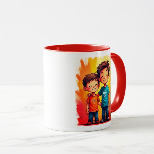 Autism Dad  Mok (Voorkant rechts)