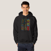 Autism Dad Puzzle US Flag Child Awareness Choose K Hoodie (Voorkant volledig)