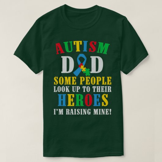 Autism dad t-shirt (Design voorkant)