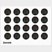 Autism Diversity Puzzle Print Ronde Sticker (Vel)