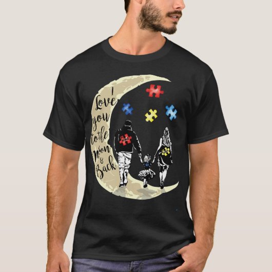 Autism Dochter U zult nooit-enkel-steun Fa T-shirt (Voorkant)