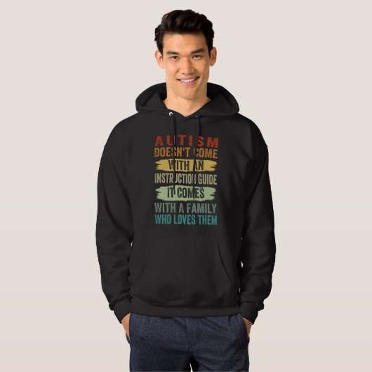 Autism Doesn t Come With An Instruction Guide  Awa Hoodie (Voorkant volledig)