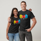 Autism Elements Periodic Table Awareness ASD Men W T-shirt (Unisex)
