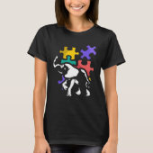 Autism elephant autiste support ASD T-shirt (Voorkant)