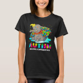 Autism Elephant Dumbo Walking A Different Path Aut T-shirt (Voorkant)