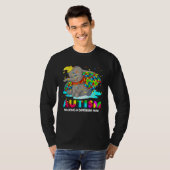 Autism Elephant Dumbo Walking A Different Path Aut T-shirt (Voorkant volledig)