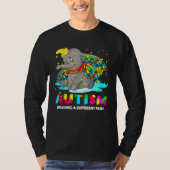 Autism Elephant Dumbo Walking A Different Path Aut T-shirt (Voorkant)