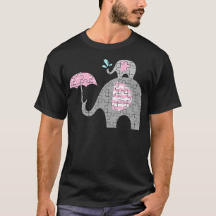 Autism Elephant Mam Autism Child Awareness Kinder T-shirt