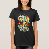 Autism Elephant Puzzle It's Ok To Be Different Mom T-shirt (Voorkant)