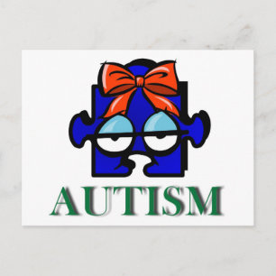 Autism Face Briefkaart