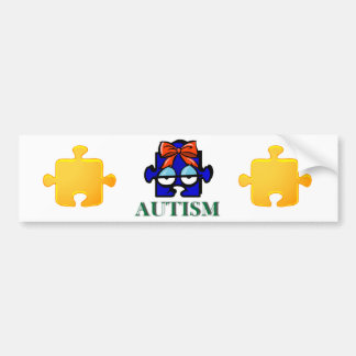Autism Face Bumpersticker