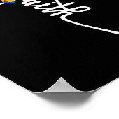 Autism Faith Cross Autism Autistic Funny Autism Aw Poster (Hoek)