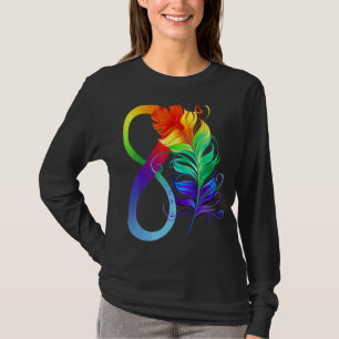Autism Feather Awareness Maand Autistic Support Mo T-shirt