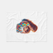 Autism Fleece Deken (Voorkant (Horizontaal))