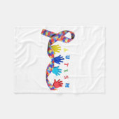 Autism Fleece Deken (Voorkant (Horizontaal))