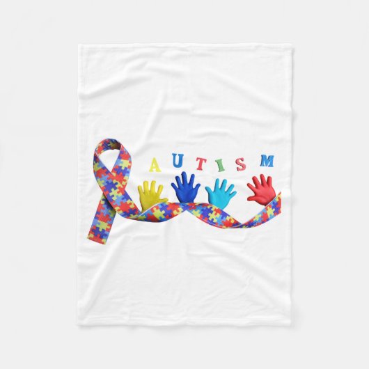 Autism Fleece Deken (Voorkant)