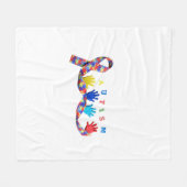 Autism Fleece Deken (Voorkant (Horizontaal))