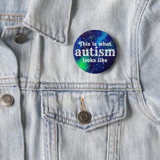 Autism Galaxy Identity Ronde Button 5,7 Cm (In situ)