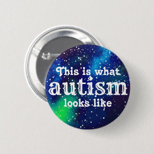 Autism Galaxy Identity Ronde Button 5,7 Cm