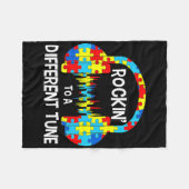 Autism Game - Rocking To A Different Tune For Game Fleece Deken (Voorkant (Horizontaal))
