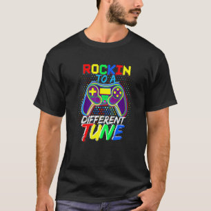 Autism Gamer Rockin' naar een ander geluid T-shirt