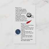 Autism Get Together Girl Visitekaartje (Achterkant)