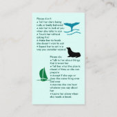 Autism Get Together Girl Visitekaartje (Achterkant)