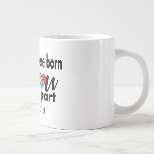 Autism Gift Jumbo Mok (Rechts)