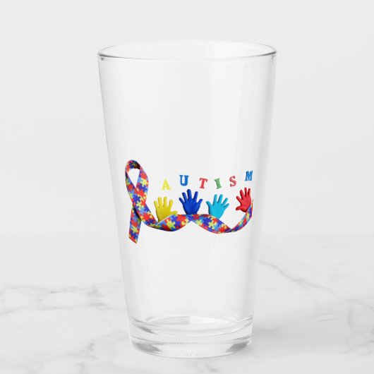 Autism Glas (Voorkant)